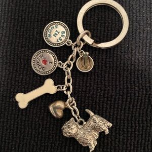 brighton keychain w dog charms